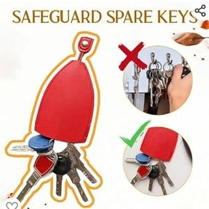 Red and pink key holder